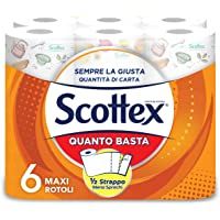 Scottex Quanto Basta - 6 Maxi rollos de papel de cocina